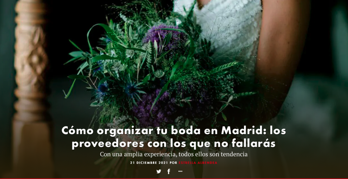 Guía HOLA bodas en Madrid